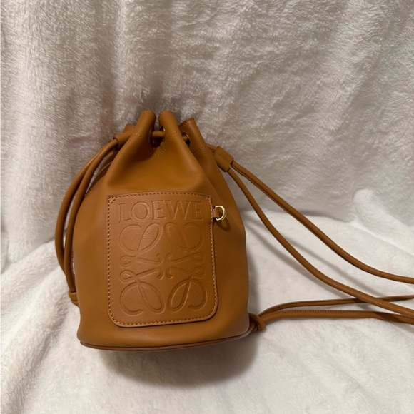 Loewe Tan Leather Balloon Bag Backpack main image 9